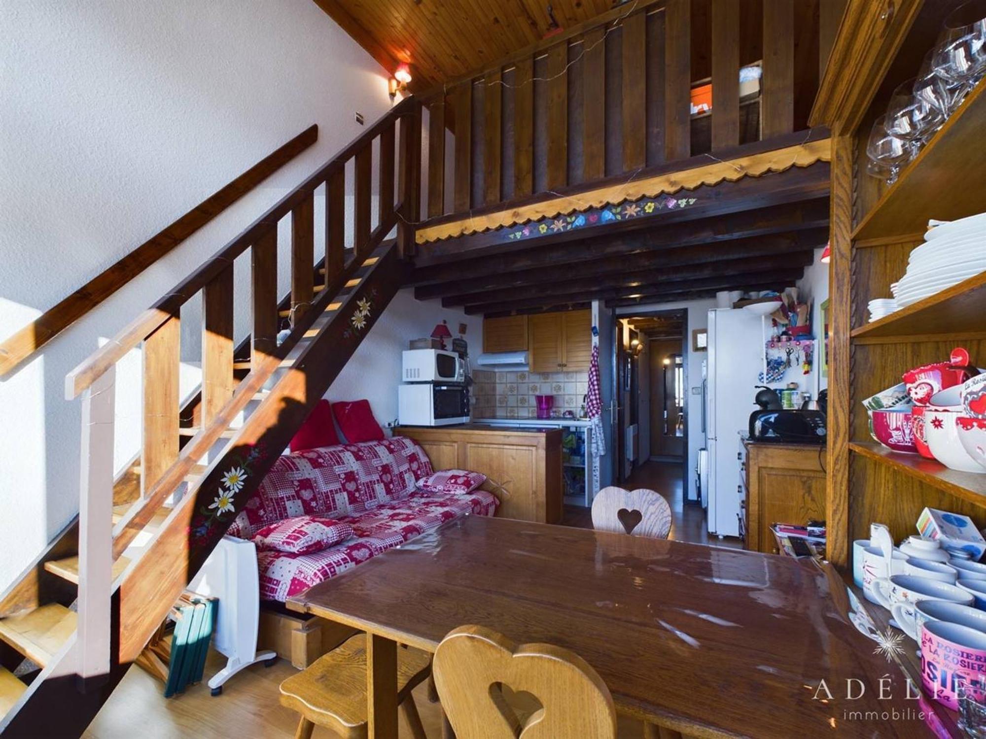 Studio Avec Mezzanine Pour 4 Pers, Proche Commerces Et Remontees - Fr-1-398-677 Монвалезан Экстерьер фото
