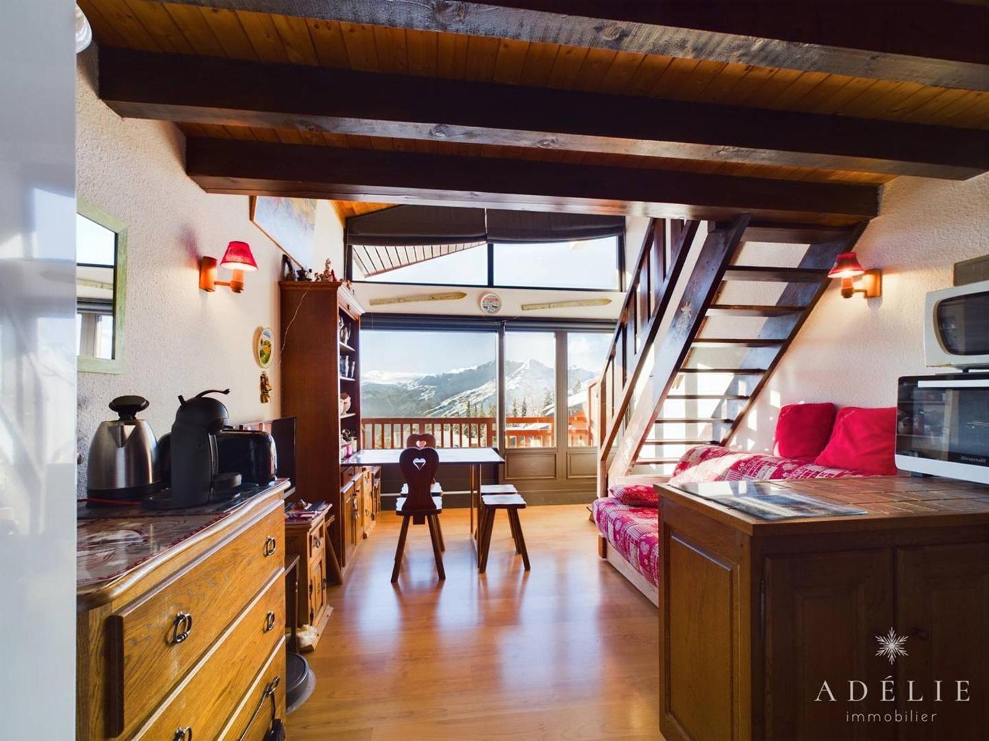Studio Avec Mezzanine Pour 4 Pers, Proche Commerces Et Remontees - Fr-1-398-677 Монвалезан Экстерьер фото